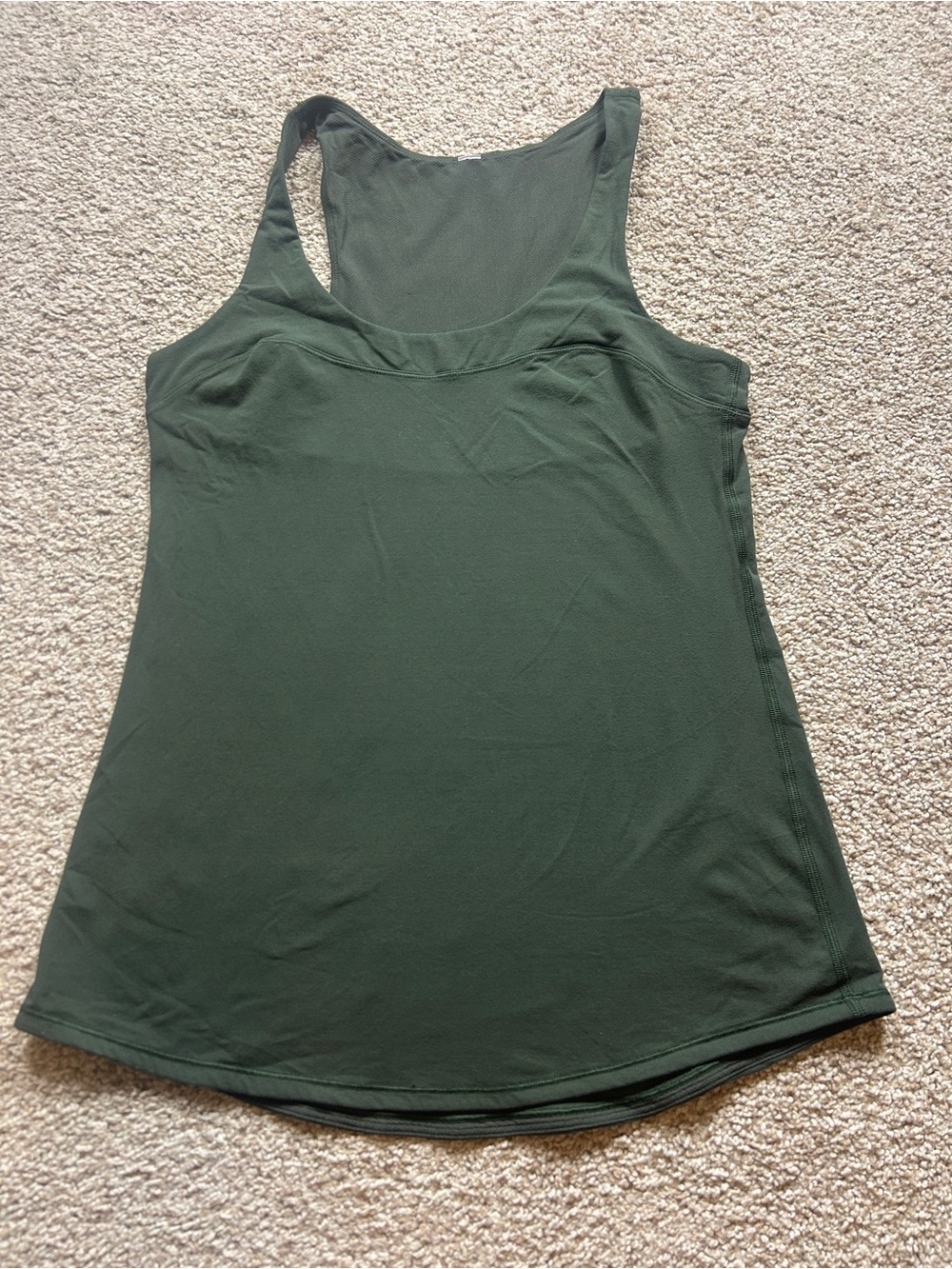 Lululemon Women's Olive Green Racerback Tank Top Athletic Workout Sz Small